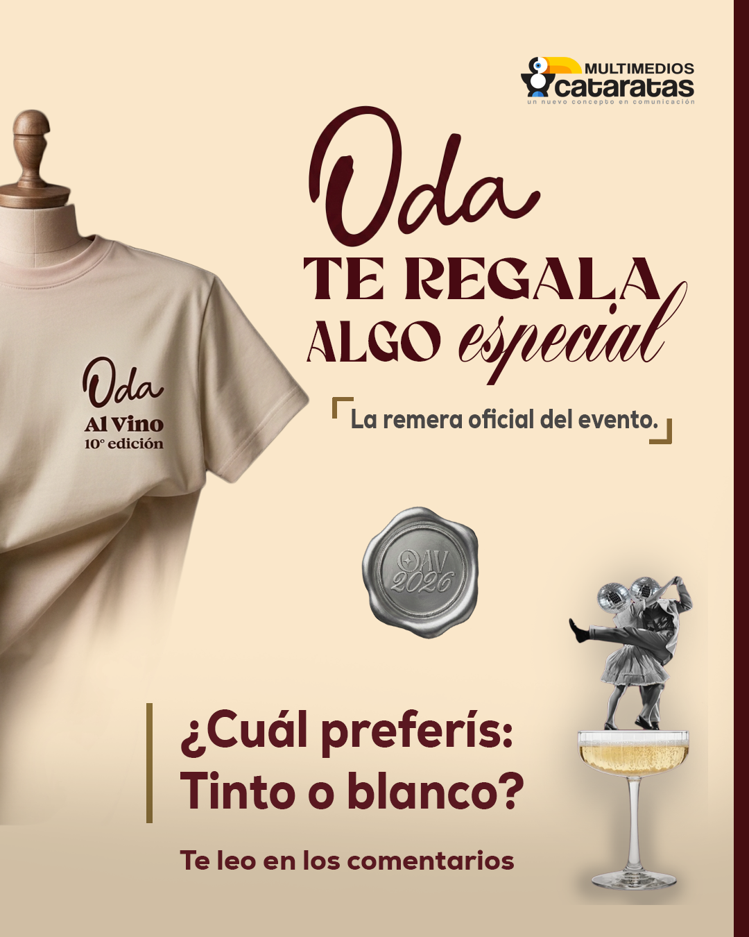 Remera Oda al Vino